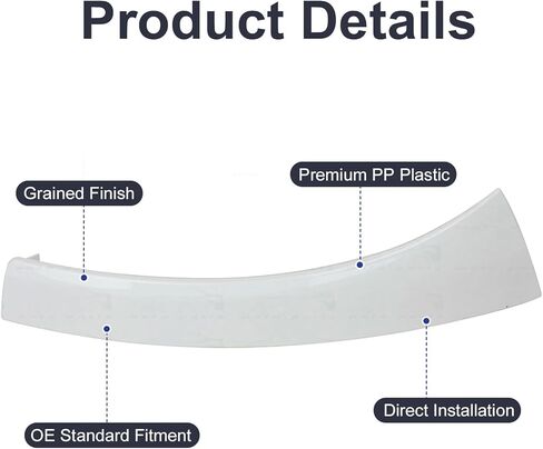 Headlight Filler Trim Molding Headlamp Bezel Right Passenger Side Compatible with RAM Promaster 1500 2500 3500 3.0L 3.6L 2014 2015 2016 2017 2018 1ZT59ZZZAA in Kuwait