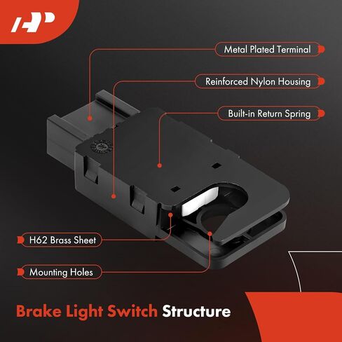 A-Premium Brake Light Switch مصباح متوافق مع Ford F-150 2004-2008 ، Expedition 2002-2006 & Lincoln Navigator 2002-2007 ، Mark LT 2006-2008 ، 4 Pins in Saudi Arabia