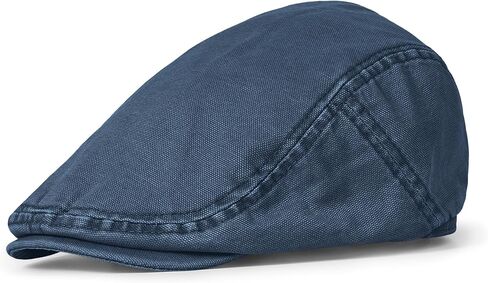 CLAPE Flat Newsboy Cap for Men Cotton Vintage Ivy Hat Driving Golf Gatsby Beret Lightweight Breathable Casual Flat Cap in Kuwait