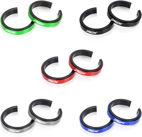 Suitable for PCX125 PCX150 PCX160 PCX 125 150 160 2026 2025 41-44mm front suspension shock absorber auxiliary adjustment ring (Red) in Saudi Arabia