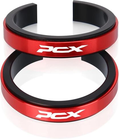 Suitable for PCX125 PCX150 PCX160 PCX 125 150 160 2026 2025 41-44mm front suspension shock absorber auxiliary adjustment ring (Red) in Saudi Arabia