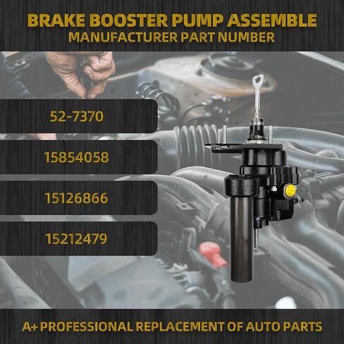 Dasbecan Power Brake Booster متوافق مع 2003-2006 Chevy Tahoe Avalanche/Suburban 1500/2500 GMC Yukon/XL Cadillac Escalade استبدال 52-7370 15854058 151268666 15212479 in Kuwait