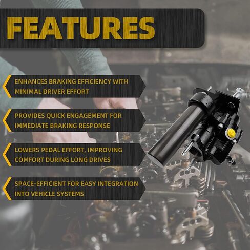 Dasbecan Power Brake Booster متوافق مع 2003-2006 Chevy Tahoe Avalanche/Suburban 1500/2500 GMC Yukon/XL Cadillac Escalade استبدال 52-7370 15854058 151268666 15212479 in Kuwait