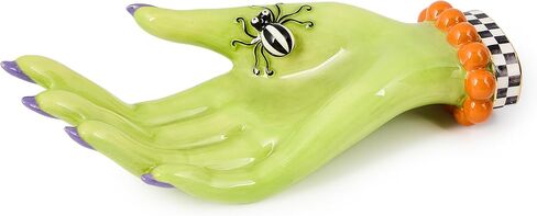 MACKENZIE-CHILDS Ceramic Trinket Tray, Unique Tray for Room Decor, Greta Witch’s Hand in Saudi Arabia