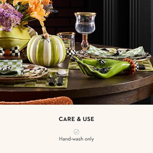 MACKENZIE-CHILDS Ceramic Trinket Tray, Unique Tray for Room Decor, Greta Witch’s Hand in Saudi Arabia