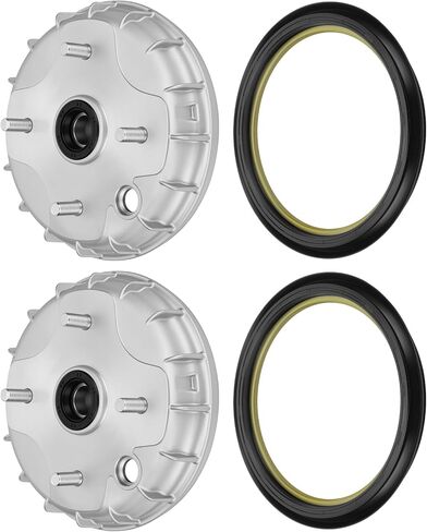 M Mati 2PCS Front Brake Drum & Dust Seal لـ Honda Rancher 350 2x4 TRX350TM Rancher 350 2x4 E-S TRX350TE 2000-2006 44600-HN4-670 91261-HN5-671 in Saudi Arabia