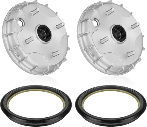 M Mati 2PCS Front Brake Drum & Dust Seal لـ Honda Rancher 350 2x4 TRX350TM Rancher 350 2x4 E-S TRX350TE 2000-2006 44600-HN4-670 91261-HN5-671 in Saudi Arabia