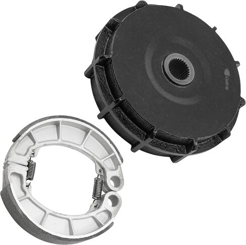 Caltric Rear Brake Drum with Brake Shoes Compatible with Honda Rancher 420 TRX420 4x4 2014-2024 / Foreman 500 TRX500 TRX520 4x4 2014-2024 43620-HR3-A20 06430-HN0-A20 in Saudi Arabia