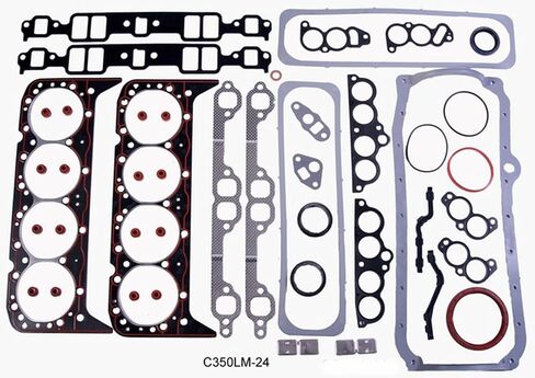 Engine Rebuild Overhaul Kit FITS: 1993-1995 Chevrolet SBC GM 350 5.7L OHV V8 w/Flat-Top Pistons in Saudi Arabia