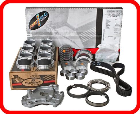 Engine Rebuild Overhaul Kit FITS: 2008-2010 Honda Odyssey Pilot 3.5L SOHC V6 J35A J35A6 VTEC in Saudi Arabia