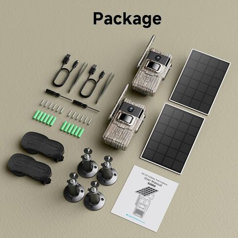 كاميرات مراقبة بمصباح كهربائي 2K لاسلكية في الهواء الطلق، كاميرات WiFi 5G&2.4G لأمن المنزل مع مصابيح LED قابلة للتعديل، مقاومة للماء IPX6، تتبع الحركة 360 درجة واكتشاف الإنسان بالذكاء الاصطناعي - حزمة واحدة in Kuwait