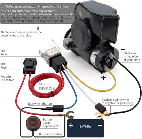 فاربين الهواء القرن للسيارات شاحنات دراجة نارية مع غطاء القرن الفضة 12V 150dB قطار صوت السيارة القرن هورنز بصوت عال للغاية لاستلام قارب الشاحنات النارية (12 فولت ، سيلفر) in Saudi Arabia