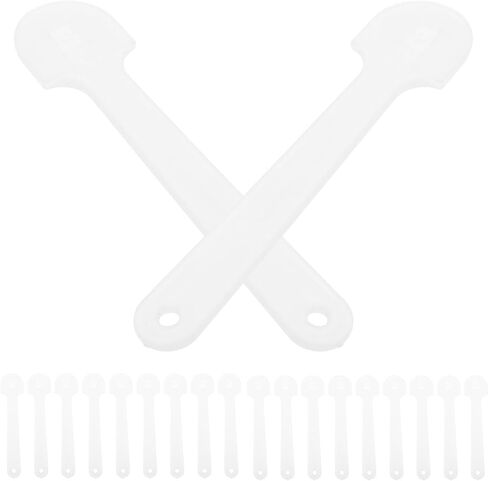 UPKOCH 50pcs Clear Thickened Diy Fan Handles Plastic Handheld Fan Sticks Handcraft Material for Wedding Party Stage Outdoor Use in Saudi Arabia