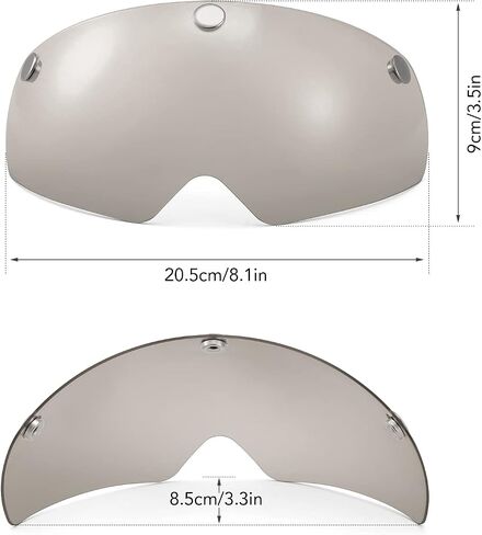 3pcs Detachable Magnetic Visor for Bike Helmet UV Guard for Men Women in Saudi Arabia