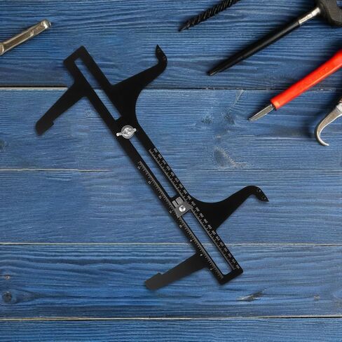 Cabilock Brake Measuring Resetting Tool for Adjusting Brake Shoes Installing Drum Gauge 6.5-14.25 Inch (160-360 mm) Scale Combination Black in Saudi Arabia
