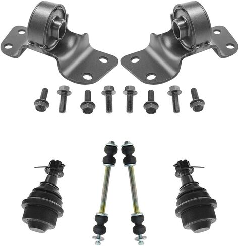 6pc التعليق مجموعة مفاصل الكرة السفلى Sway Bar Link Bar Mounts for H2 2003-2009 لسييرا 2500 2001-2004 لسييرا 2500HD 2001-2010 لسييرا 2500HD/3500 الكلاسيكية 2007 in Saudi Arabia