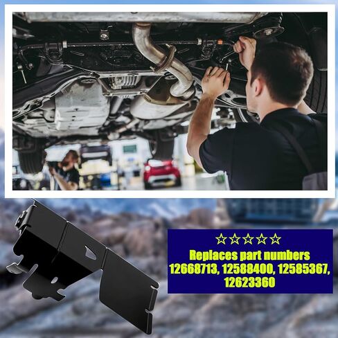 Fit for GM 12668713 Starter Heat Shield – Compatible with Chevrolet, GMC, Cadillac, Buick Models – Replacement for GM Part Number 12588400 12585367 12623360 – Heat Guard for Starter Motor in Kuwait