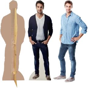 Custom Life Size Cardboard Cutout - Personalized High Resolution Stand Up Custom Cutout Upload Your Own Photo - Perfect for Wedding & Birthday, 1ft to 6ft (Cardboard), Multi Color in Saudi Arabia