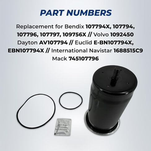 خرطوشة مجفف عزم الدوران لمجففات الهواء AD-9 (يحل محل Bendix 107796 ، 107794 ، Haldex 107796) (TR107796) in Saudi Arabia