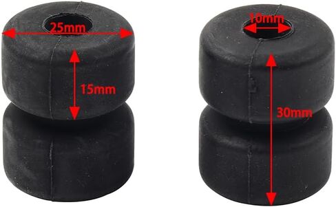 Bumper Bushing Front Bumper Bracket Bushings 2 Pcs for Toyota T100 1993-1998 Rubber 90540-08018 in Saudi Arabia