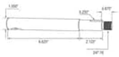 OEM Clutch Shaft, Part Number 06-01093 in Saudi Arabia