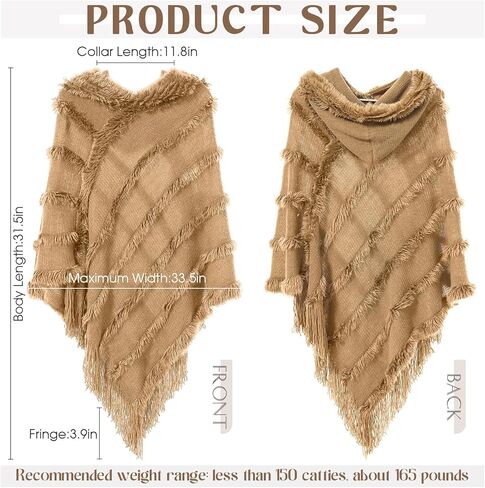 بونشوس للنساء سترة المعطف المغطى بالنساء ورأسه مع شال متبكى غامض في فصل الشتاء في فصل الربيع in Kuwait