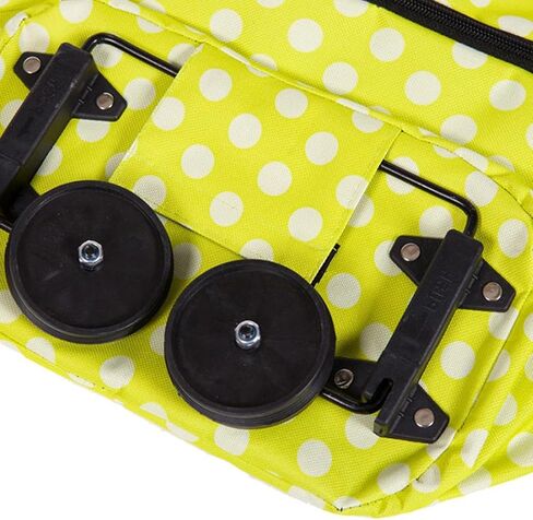 2X Luggage Suitcase Wheels Folding Wheels for Trolley Shopping Carts Parts Black in Saudi Arabia