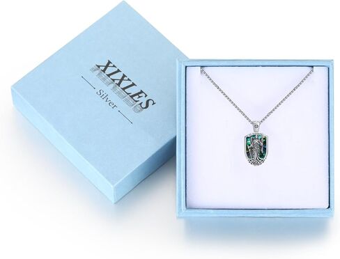 Jesus Heart Necklace for Men 925 Sterling Silver Yellow Gold Sacred Heart of Jesus Have Mercy on Us Medal Pendant Medallion Necklaces Protection Jewelry Gift for Women in Kuwait