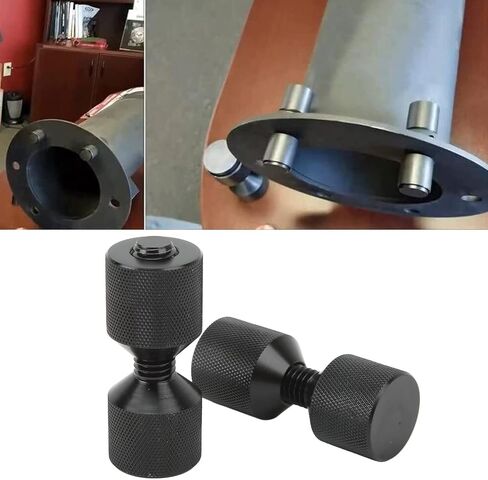 2 PCS مجموعة دبابيس ثقب ، الألومنيوم 2 ثقب أنبوب شفة الشفة التوصيل محاذاة حافة دبوس شفة ثقب للسيارة آلات كبيرة in Kuwait