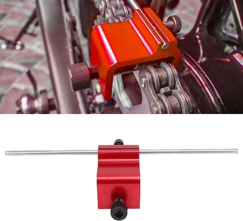 Acouto Chain Alignment Tool Aluminium Alloy for Motorcycles and ATVs, Quick Accurate Alignment Tool, with Universal Fit for Scooters, Snowmobiles (Blue) in Saudi Arabia
