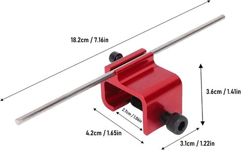 Acouto Chain Alignment Tool Aluminium Alloy for Motorcycles and ATVs, Quick Accurate Alignment Tool, with Universal Fit for Scooters, Snowmobiles (Blue) in Saudi Arabia