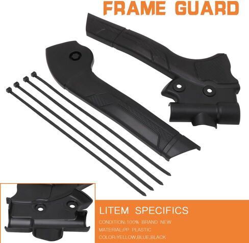 Motorcycle Frame Guards Protection For DRZ400 DRZ400S DRZ400SM Dirt Bike, BLACK in Saudi Arabia