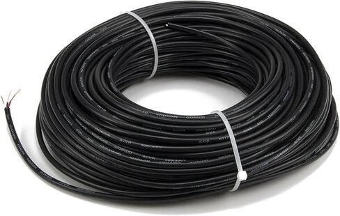 ftare03 50m 3 * 7 * 0.12mm pt100 أسود سلك سلك سلك سلك سلك سلك الأسود لمستشعر درجة الحرارة in Saudi Arabia