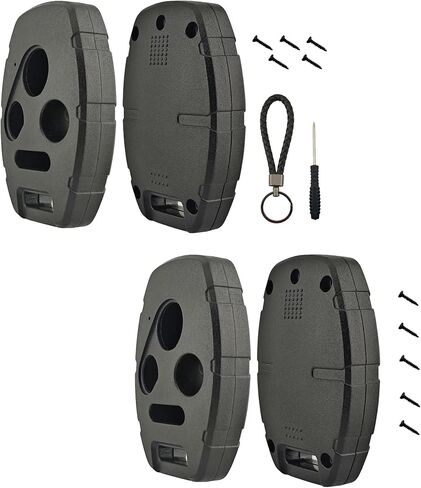2 أجهزة كمبيوتر لا يوجد قطع مطلوبة مفتاح FOB SHELL محسّنة لـ Honda Accord/CIDIC/CR-V/FIT/ODYSSEY/PILOT/RIDGELINE/CR-Z-مقاومة للتصدع ومتين-طول العمر المحسن (زر 3) in Kuwait