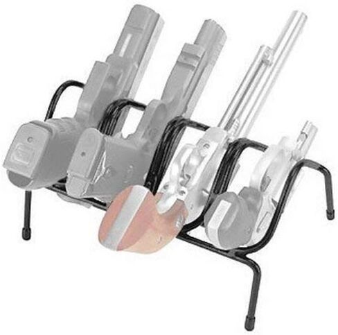 Lockdown 6 Handgun Muzzle Rack for .22-.50 Caliber Pistols, Gun Vault Organization, Storage and Security,Black in Kuwait