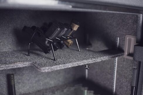 Lockdown 6 Handgun Muzzle Rack for .22-.50 Caliber Pistols, Gun Vault Organization, Storage and Security,Black in Kuwait