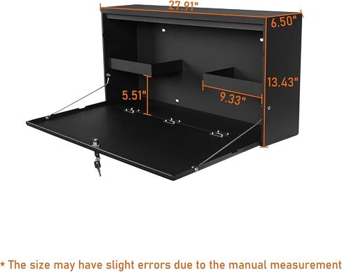 Hooke Road Wrangler Tailgate Table Storage Lock Box Camping Desk for Jeep Wrangler JL & Unlimited 2018 2019 2020 2021 2022 2023 2024 2025 in Kuwait