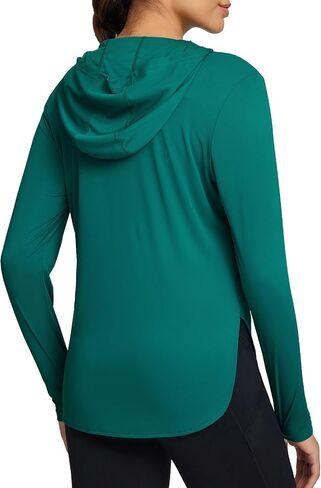 BALEAF Women's UPF 50+ Sun Protection Hoodie Shirt Long Sleeve SPF UV Shirt Hiking Fishing Outdoor Lightweight Black XXL in Saudi Arabia