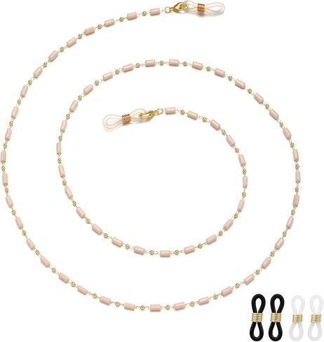 Glasses Chain Beaded Eye Glasses Holders Around Neck Eyeglass Chain Crystal Eyeglass Chains for Women Stylish in Saudi Arabia