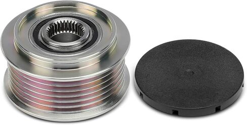 A-Premium المولد المولد Freewheel Clutch Pulley متوافق مع Hyundai Sonata 2006-2008 & Kia Optima 2006-2009 ، 2.4L ، 6 أخاديد في اتجاه عقارب الساعة in Kuwait