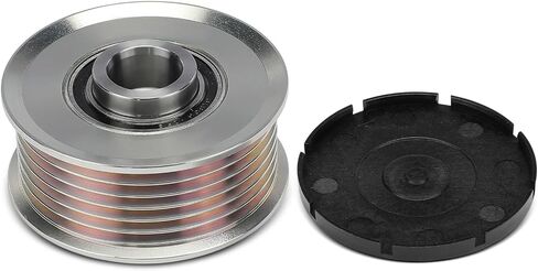 A-Premium المولد المولد Freewheel Clutch Pulley متوافق مع Hyundai Sonata 2006-2008 & Kia Optima 2006-2009 ، 2.4L ، 6 أخاديد في اتجاه عقارب الساعة in Kuwait