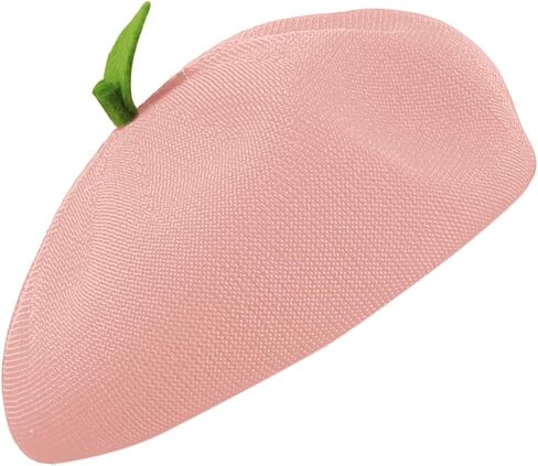 Green Leave Fruit Beret Womens Summer Slouchy Crochet Artist French Painter Hat Cosplay Cute Funny Kawaii Cap in Saudi Arabia