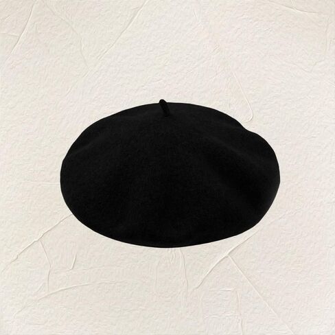 Women's Woolen Berets, Classic French Style, Winter Warm Hats for Girls in Saudi Arabia