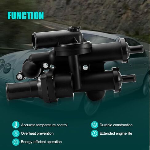 68003582AB سائل ترموستات سائل ترموستات مع SENOSR (2.0L 2.4L L4) ل Dodge Caliber 07-12 ، Avenger 08-14 ، Journey 09-20 ، لجيب Compass Patriot 07-17 ، ل chrysler200 ، sebring in Kuwait