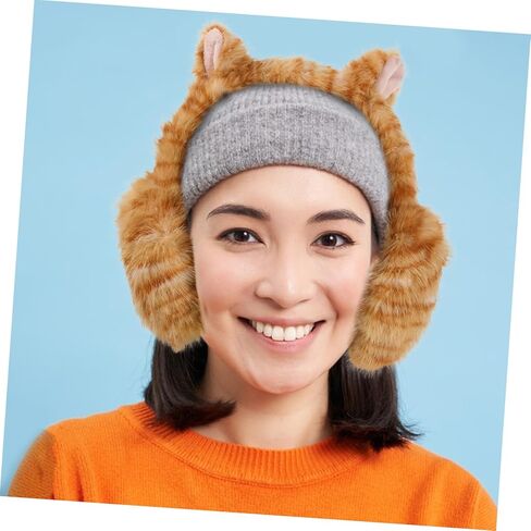 Safigle Plush Winter Ear Muffs لحماة الأذن للأولاد ودافئ الأذن الدافئ الناعم للأنشطة في الهواء الطلق التصميم للعزل للطقس البارد للسفر والمدرسة in Kuwait