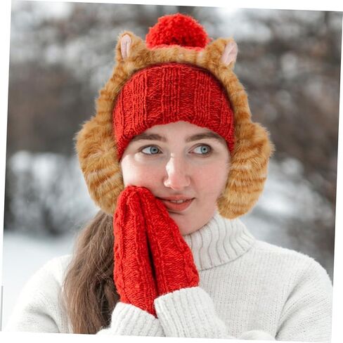 Safigle Plush Winter Ear Muffs لحماة الأذن للأولاد ودافئ الأذن الدافئ الناعم للأنشطة في الهواء الطلق التصميم للعزل للطقس البارد للسفر والمدرسة in Kuwait