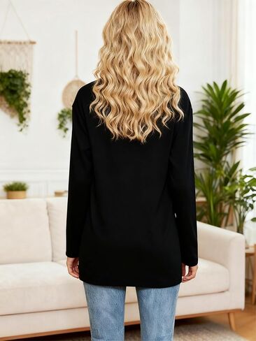 Women's Long Sleeve Lightweight Cardigan Sweaters with Pockets Casual Loose Fit Open Front Jacket Coat in Saudi Arabia