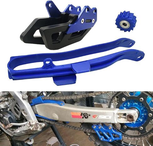 حامي سلسلة حراسة الدراجات النارية حامي دليل شراعي المتوافق مع Yamaha YZ125/250 2008-2022 ، YZ250F/450F WR250F/450F 2007-2022 ، YZ125X/250X 2017-2022 ، YZ250FX/450FX 2016-2022 in Kuwait