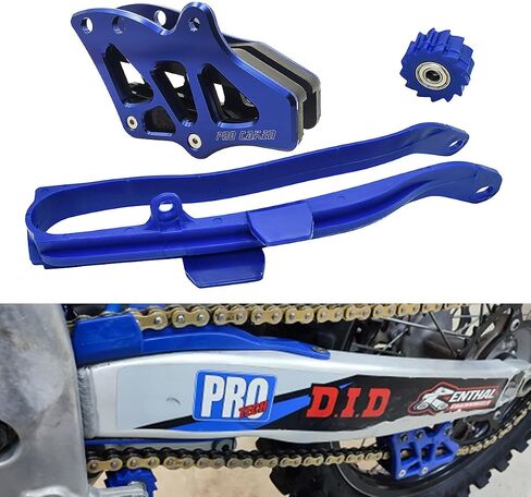 حامي سلسلة حراسة الدراجات النارية حامي دليل شراعي المتوافق مع Yamaha YZ125/250 2008-2022 ، YZ250F/450F WR250F/450F 2007-2022 ، YZ125X/250X 2017-2022 ، YZ250FX/450FX 2016-2022 in Kuwait
