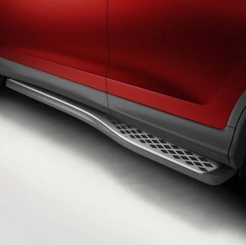 2pcs تشغيل لوحات تشغيل Honda CRV CR-V 2012-2016 خطوات جانبية كمل سيارة Nerf Bar ترقية جديدة مع جزيئات مضادة للانزلاق بالأبيض والأسود (للسيارات المخصصة فقط) in Saudi Arabia